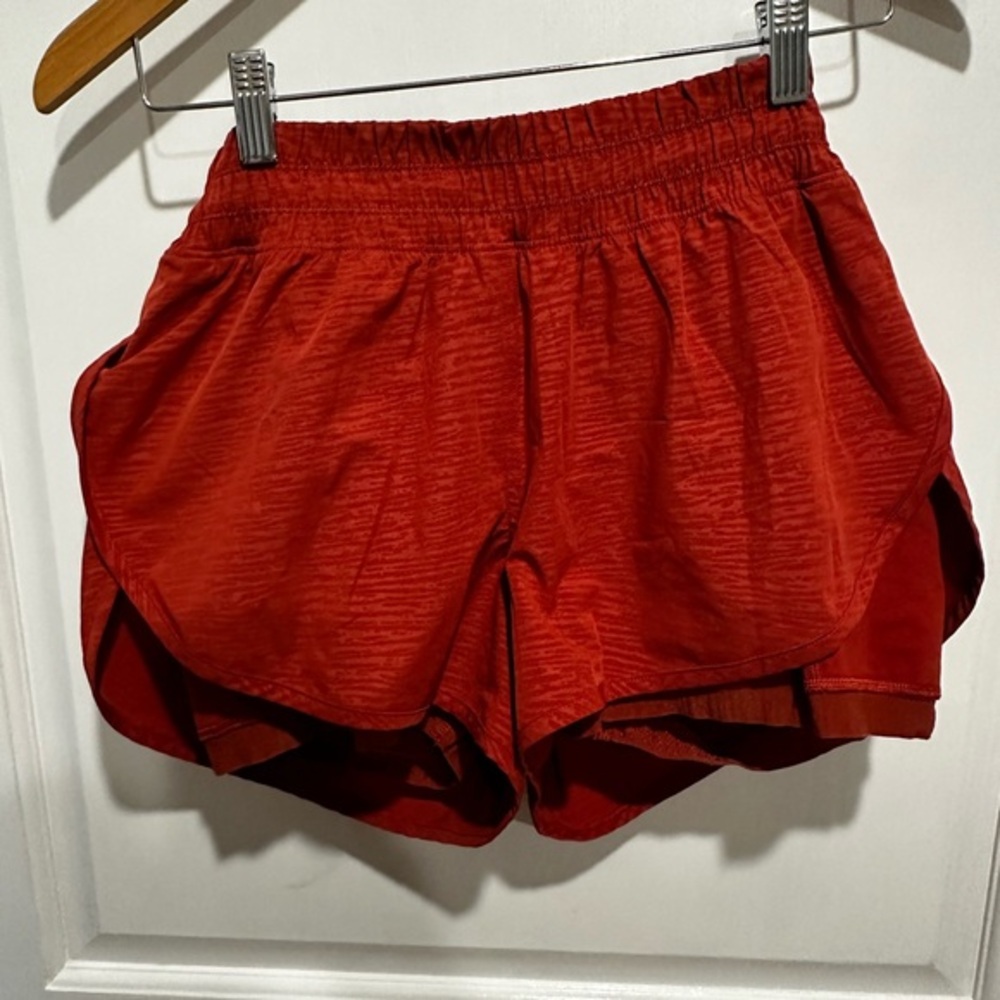lululemon athletica Red Athletic Shorts